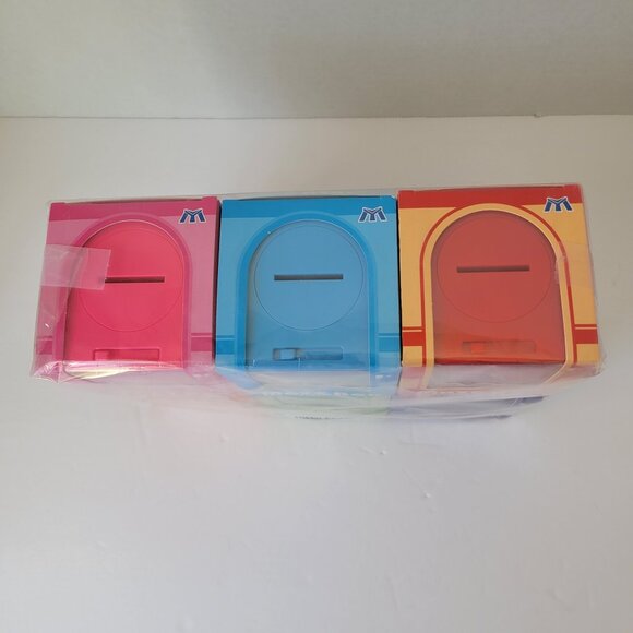 NEW Set of 6 Maze Puzzle Box Piggy Bank Reusable Money Cash Gift in 6 colors - Picture 5 of 9